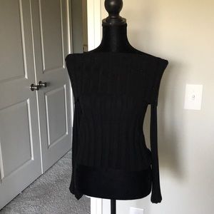 Off-the-shoulder Long Sleeve Sweater